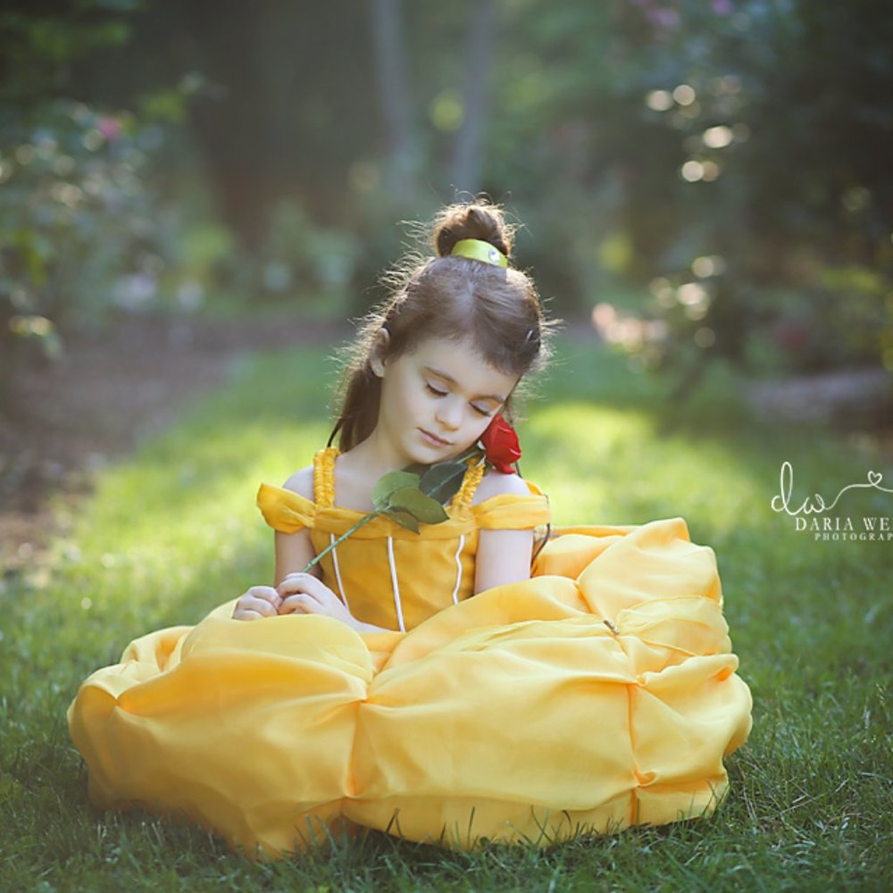 Toddler - Size 4T "Belle" Gold Dress